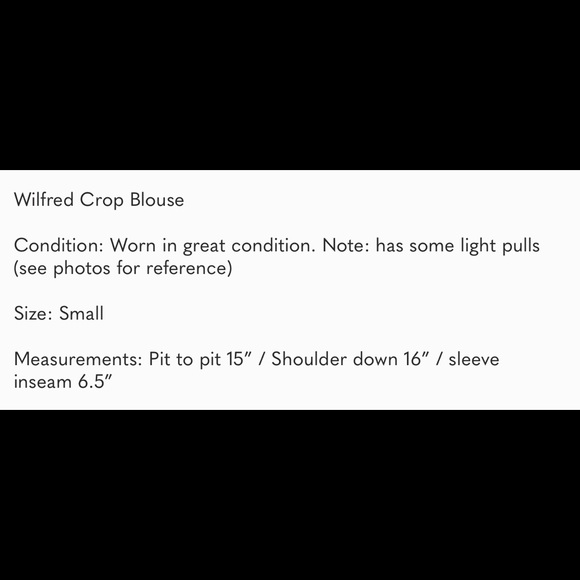 Wilfred Crop Blouse - Picture 12 of 12